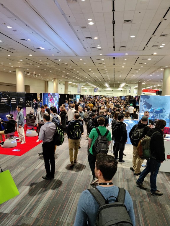 The expo Hall is officially open