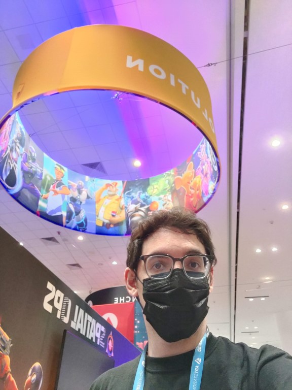 Manning the Resolution Games booth